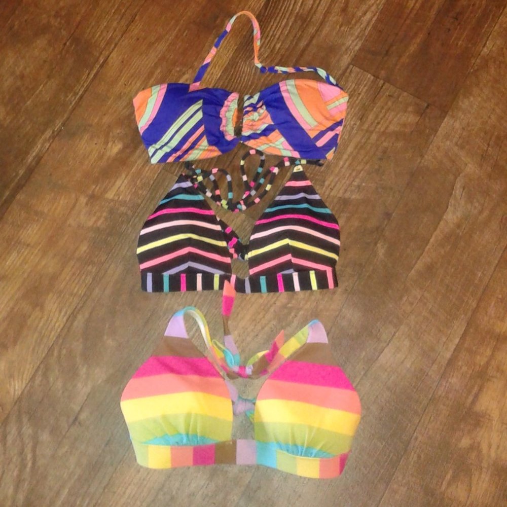 3 Vintage Victoria Secret Bikini Tops